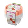 Imagem de 4 Potes Plástico 360ml Redondo Microondas Freezer Bpa Free