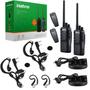 Imagem de 4 Rádio Comunicador Intelbras RC3002 G2 Com 4 Fones de Ouvido Simples
