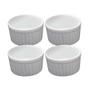 Imagem de 4 Ramekin Buffet 200ml Ramequim Grande Petit Gateau Self Service Forma Creme Brulee