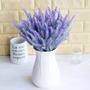 Imagem de 4 Ramos Plantas Lavanda Roxo Artificiais Com 35 Folhas 40cm