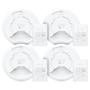 Imagem de 4 Roteadores Wi-fi 6 Access Point 3.0 Gbps + 4 Injetores Poe+  4 U6+ Ubiquiti Com 4 Fontes 48v 30w
