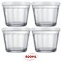 Imagem de 4 Tigelas De Vidro Americano Com Tampa 600ml Nadir