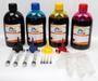 Imagem de 4 Tinta Para HP 7510 7100A 932 933 de 500ml CMYK Pigmentado