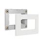 Imagem de 4 Tomadas 3 Pinos 10a + 3 Interruptor Paralelo + 2 Interruptor Simples Embutir Móvel Branco Sleek 