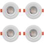 Imagem de 4 Und Spot Led Embutir direcionavel 5w Redondo 6500k  Vany*