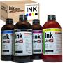 Imagem de 4 x 250ml Tinta EPS T544 L3250 L3150 L3210 L3110 L5190 L5290 L1210 L1250 L5590 544