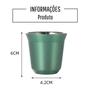 Imagem de 4 Xícaras 90ml Café Espresso Pixie Inox Parede Dupla Térmico