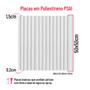 Imagem de 40 Placas Painel Ripado Revestimento 3D De Parede Resistente