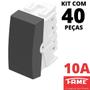 Imagem de 40un Módulo Interruptor Paralelo Three Way 10A Habitat Black FAME
