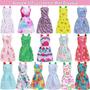 Imagem de 43Pcs Doll Roupas e Acessórios Pacote Incluindo 10 Mini Vestidos 3 Roupas de Moda Artesanal Conjuntos 10 Sapatos 20 Acessórios bonitos boneca para boneca de 11,5 polegadas