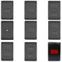 Imagem de 44un Tomadas Interruptores 4x2 Com Placa Habitat Black FAME
