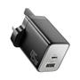 Imagem de 45W GaN USB C Carregador Carregador Rápido PD QC 3.0 Para iPhone 14 13 Samsung S21 Essager