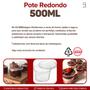 Imagem de 48 Un Embalagem Redonda 500ml Para Frutas Com Tampa