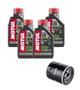 Imagem de 4L Motul 5100 10W40 + Filtro Tecfil Psl 637 Harley Davidson