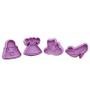 Imagem de 4pcs/set Diy Baking Tools Silicone Biscoito Molde Halloween Chapéu de Abóbora Em forma de bolo de fudge molde