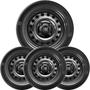 Imagem de 4un Calota Centro Roda Mobi Argo Cronos Black Piano com Logo