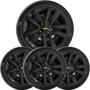 Imagem de 4Un Calota Onix Prisma Agile Corsa Aro 15 Preto Fosco 192Cp