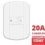 Imagem de 4un Interruptor Bipolar Simples 20A Com Placa Blanc Mais FAME