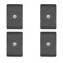 Imagem de 4un Sensor de Presença Bivolt Com Placa Habitat Black FAME