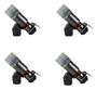 Imagem de 4x Bicos Injetor Ford Ka Fiesta Ecosport 1.0 Mpi Flex Iwp211