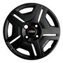 Imagem de 4X Calota Celta Corsa Classic Aro 13 Black Com Logo 132Cb