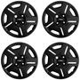 Imagem de 4x Calota CELTA CORSA CLASSIC Aro 13 Preto com Logo 132cb