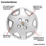 Imagem de 4x Calota Chevrolet Celta Corsa Aro 13 com Emblema 042cb