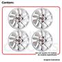 Imagem de 4X Calota Fiat Argo Uno Palio Aro 14 Emblema  292Cb