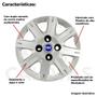 Imagem de 4X Calota Fiat Elba Premio Siena Aro 13 Com Emblema 072Cb