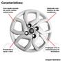 Imagem de 4x Calota Fiat Mobi Argo Novo Uno Aro 14 com Emblema 291cb