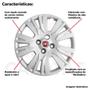 Imagem de 4X Calota Fiat Palio Punto Siena Aro 15 Com Emblema 204Cp