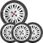 Imagem de 4x Calota FIAT PUNTO IDEA SIENA Aro 15 com Emblema 208cp