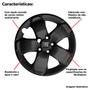 Imagem de 4X Calota Fiat Toro 17 A 20 Aro 16 Preto Emblema Novo 301Cp