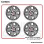 Imagem de 4X Calota Fiat Toro 2021 Aro 16 Grafite Com Emblema 300Cp