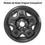 Imagem de 4X Calota Fiat Toro 2021 Aro 16 Grafite Com Emblema 300Cp