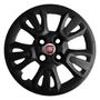 Imagem de 4x Calota Fiat Uno Way Aro 14 Preto Emblema Original 079cb