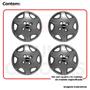 Imagem de 4x Calota GM CELTA CORSA CLASSIC Aro 13 Grafite Emblem 042cb