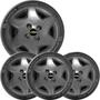 Imagem de 4x Calota GM CELTA CORSA CLASSIC Aro 13 Grafite Emblem 042cb