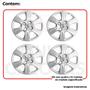 Imagem de 4x Calota GM Montana Aro 14 com Emblema Original 370cb