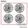 Imagem de 4X Calota Gm Onix Prisma Aro 14 Grafite Emb 194Cb