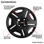 Imagem de 4X Calota Gm Onix Prisma Aro 14 Preto Emblema  194Cb