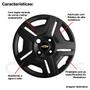 Imagem de 4x Calota GM Onix Prisma Aro 14 Preto Emblema Original 194cb