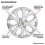 Imagem de 4X Calota Onix Prisma 2012/2016 Aro 15 375Cp