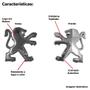 Imagem de 4X Calota Peugeot 206 207 208 Aro 14 Com Emblema Boton 867Cb