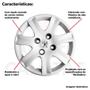 Imagem de 4X Calota Peugeot 206 207 208 Aro 14 Com Emblema Boton 867Cb