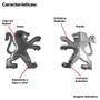 Imagem de 4X Calota Peugeot 206 207 208 Aro 14 Com Emblema Boton 867Cb