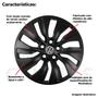 Imagem de 4X Calota Vw Fox Space Fox 2004 A 2021 Aro 14 Preto 146Cp