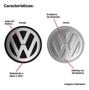 Imagem de 4X Calota Vw Volkswagen Aro 15 Emblema 246Cp