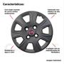 Imagem de 4X Calotas Fiat Vivace 2011 A 2013 Aro 13 Grafite 076Cb