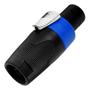 Imagem de 4X Conector Speakon Macho 4V Classe A Resistente Com Trava